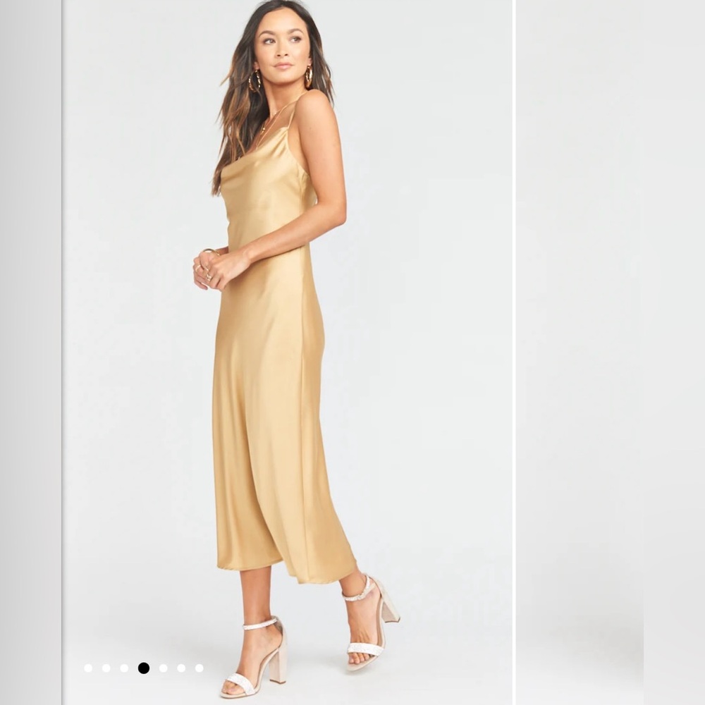 Show me Your Mumu Verona Cowl Dress - gold - Picture 3 of 4